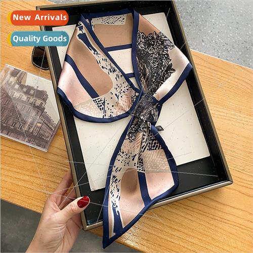 Vintage saddle fashion small silk scarf women spring fall de