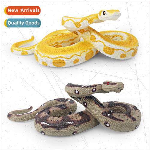 Wild reptile golden python model children science education