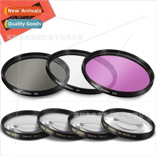 DSLR 37-82mm k filter set 9IN1 CPL+UV+FLD+ Close-up 1/2/4/10