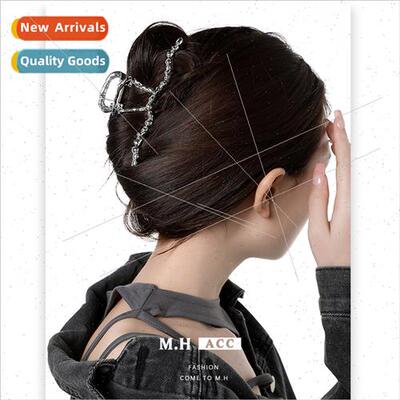 Bow Grab Clip Irregular Minimalist Wind Clip Hair Hundred Sh