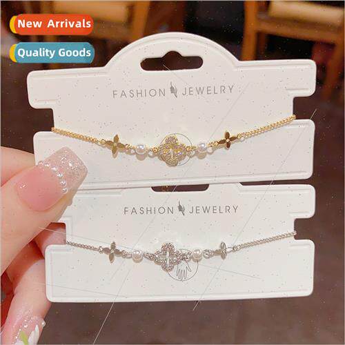 Fashion mple Skeleton Flower Bracelet Women che Premium Feel