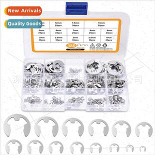 set 304 snap type circlip end open boxed 380pcs