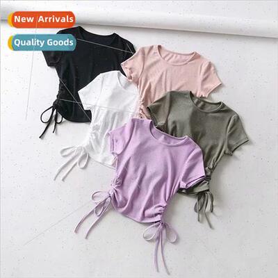 Europe Uned States women clothing both sides tie rope drawst