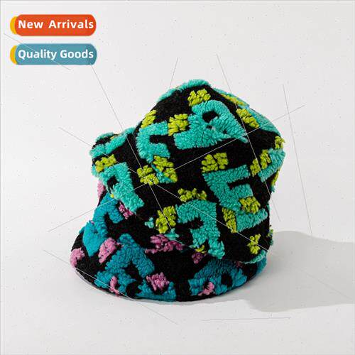 Lamb wool fisherman hat men women in autumn winter new warm