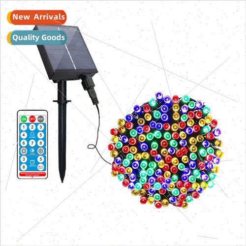 New Remote Control Solar ght String LED Outdoor WaterproChri