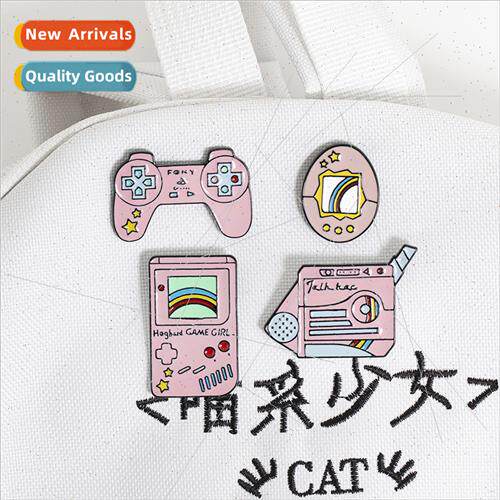 Japan Korea Creative girl pink cute cartoon retro game conso