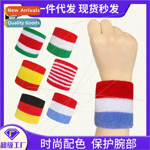 Sports Polyester Wrist Wraps Fness Joint Protection Sweat Wi