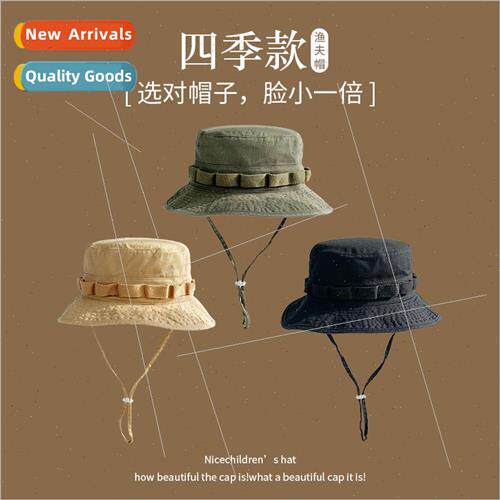 Washed do old men fisherman hat summer outdoor sun hat new o