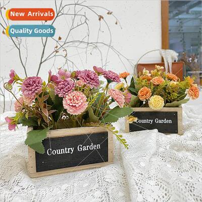 Home Decor ving room wedding lilac simulation flower pot des