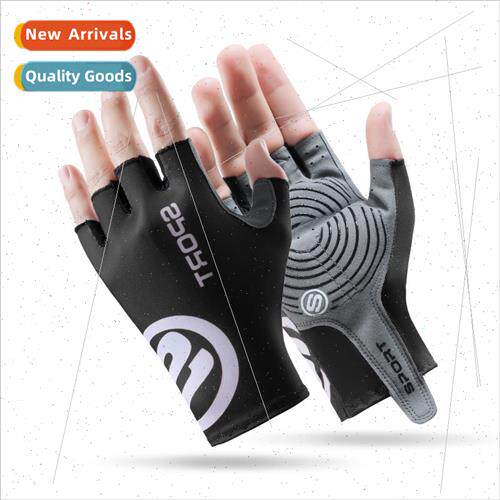 Cycling gloves men summer D242 sports ice silk -slip sunscre