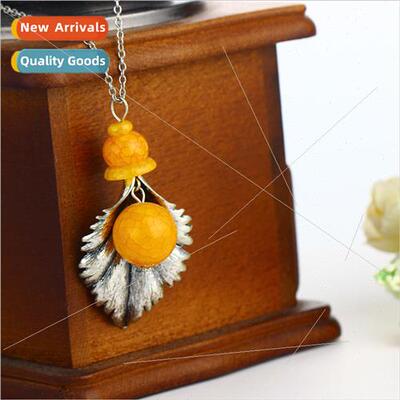 Europe Jewelry Hundred Leaves Beads ngle Layer Necklace Styl