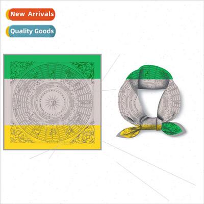 Spring simulation silk scarf women scarf printing versatile