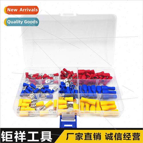 122pcs boxed red blue yellow cold pressed terminal block com
