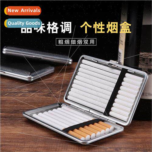 new elongated thin cigarette case leather strap flip case po
