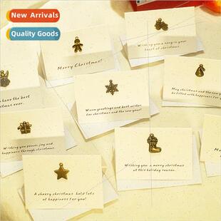 Christmas Card Reproduction Paper Vintage Memory MINI Metal