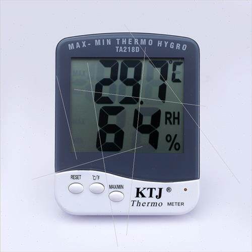 KTJ TA218C Large Screen Electronic Temperature Humidy Meter