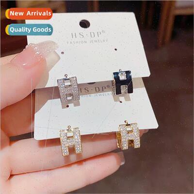 Korea exquise small double-sided micro-setting oil drop H ea