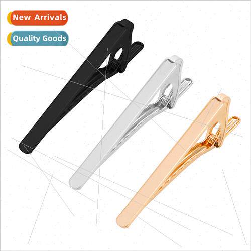 Fashion Flat Head Copper Tie Clip Men Business Tie Accessori