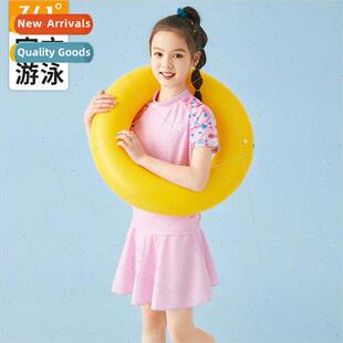 baby short sleeved Childrens skirt girls spl swimsu swimsus