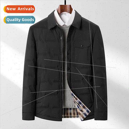 Winter down jacket inch shirt middle-aged elderly new whe du