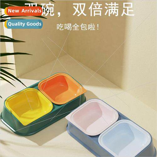 Cat Bowl Double Bowl Cat Bowl Dog Food Dog Bowl Rice Bowl Do