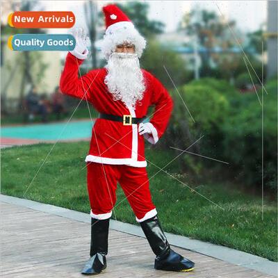 Hot Santa Claus Clothes Gingham Christmas Adult Su Men Adult