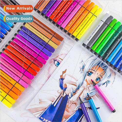 Marco thick triangular rod watercolor pencils 24 colors chil