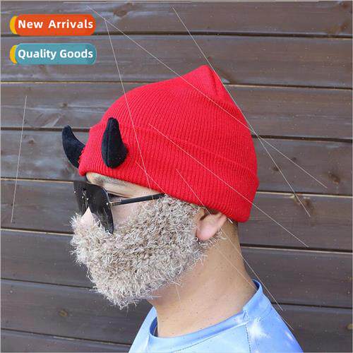 Imp knted cap men nd versatile ear protection wool cap child