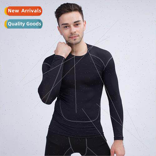 PRO Mens Basketball Soccer Sports Long Sleeve Tights Sweat W