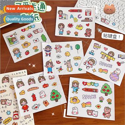 Korea ins cute girl stickers handbook stickers DIY seal stic