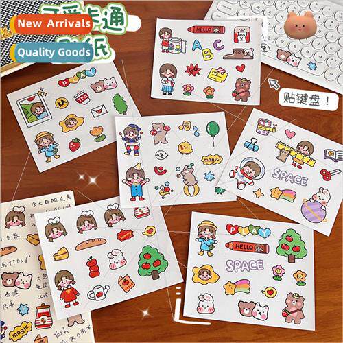 Korea ins cute girl stickers handbook stickers DIY seal stic
