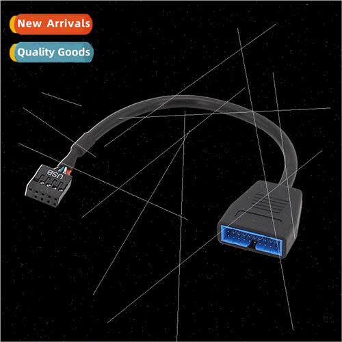 Motherboard USB 3.0 to 2.0 buttons cable front 20p female to