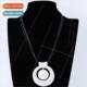 hundred Europe fashion pendant round New geometric necklace