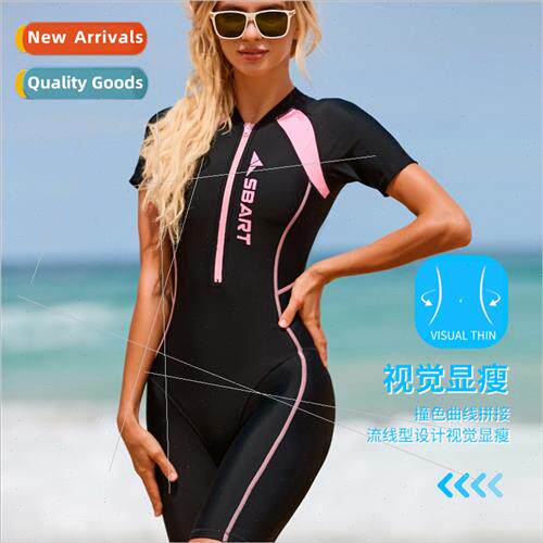 One-piece swimsu women sunscreen quick-drying tight conserva