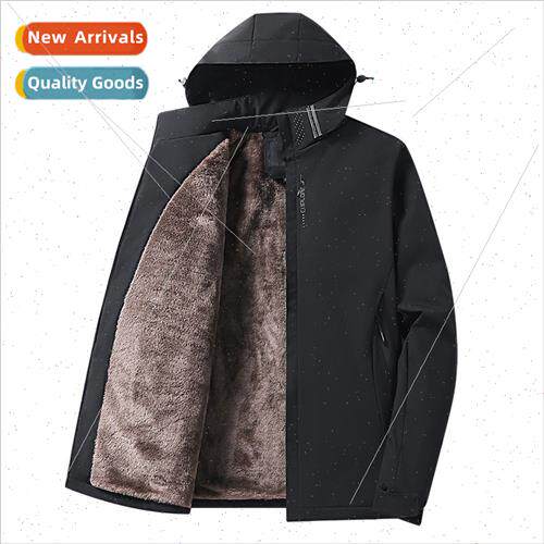 Cotton clothing fall winter men lamb wool padded thickened w