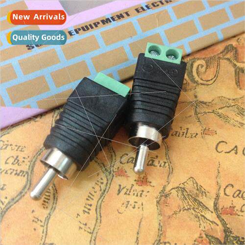 RCA Male Lotus Head AV Header Video Header Green RCA Termina