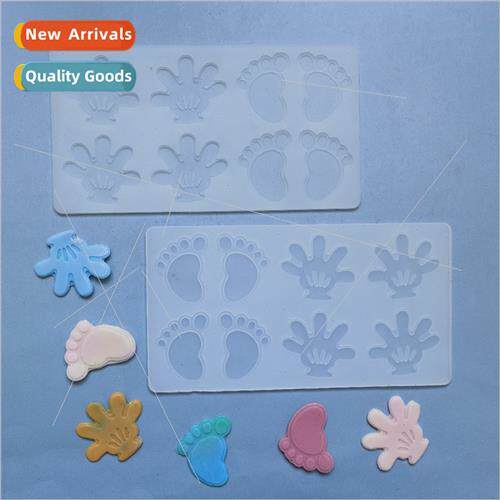 licone 4 small hands small feet Chocolate DIY cake Ice cooki