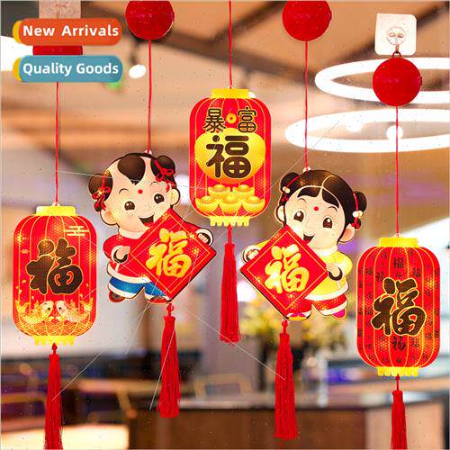 2022 New Year model decorative colorful led Spring Festival