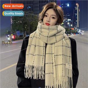 whe atmosphere couple line scarf black sense Dummy senior