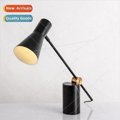 -modern light luxury horn table lamp bedroom study showroom