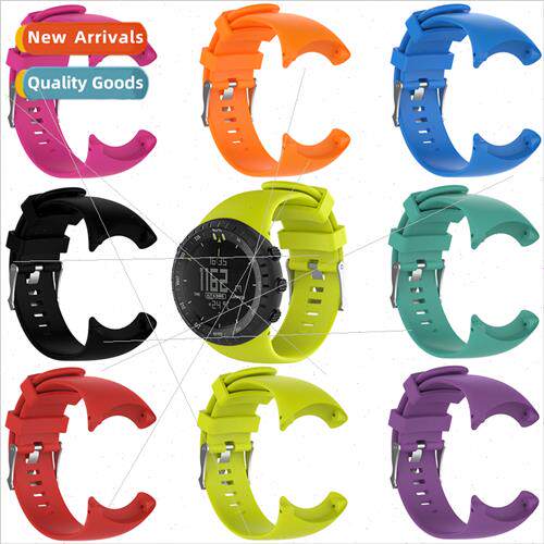 适用SUUNTO core CORE ALL BLACK model bracelet silicone strap
