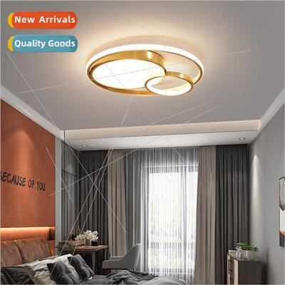 Scandinavian all copper bedroom light light luxury led ceili