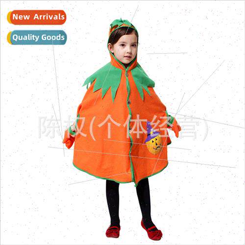 Halloween Cosplay Costumes Children Pumpkin Permance Costume