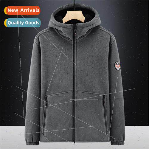 Rocker fleece jacket fall winter new men tide versatile yout