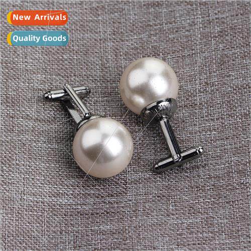 Europe Uned States fashion su wh business shirt pearl cuffli
