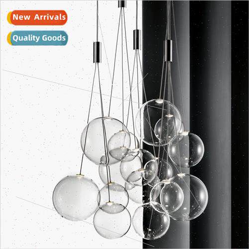 German designer art glass chandelier creative simple hotel r