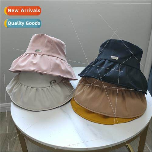 2022 new fisherman hat female Korea  wide-brimmed fashion sm