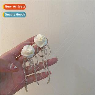 Halo Whe Large Cool Sweet Female Earrings Heart Glaze Drip