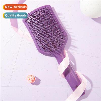 Massage brush detangling hair shape hollow design hair brush