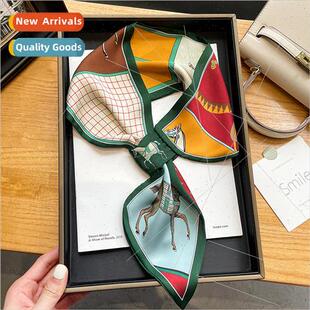 long hair spring women scarf silk lazy new summer pony Retro